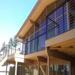 Modern Wood Balustrades Cable Stainless Steel Railings Indoor/outdoor Railing Apartment Stair Railings Handrail Customized DBM