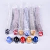 Multi color options aluminum compatible nespresso empty coffee capsules with silicon ring and foil lids