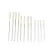 Import Multi-sized Stainless Steel Big Eye Sewing Pin Needle Tip Gold/Silver Tai Stitch Needle for DIY Needlework Supplies Household from China