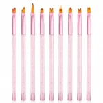 Nail Decorate Brush Pens UV Gel Nail Polish Painting Drawing Manicure Tools Set