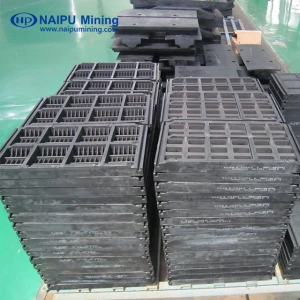 Naipu Professional High Working Efficiency Abrasion Resistance Mining Rubber Vibrating Screen Plate mesh with CE