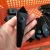 Import natural portable smoke free pipe black obsidian smoking pipe from China