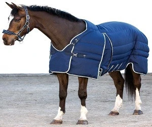 Navy/Black Color Horse Stable Rug