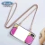 Import Necklace Crossbody Mobile Phone Case Cute Cartoon Cover With Shoulder Strap Aluminum Chain for iPhone 12 mini 11 pro max Samsung from China