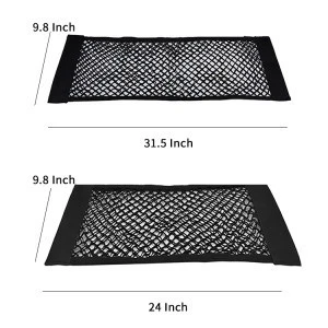 Net goods Universal Storage Rear Seat Back Stowing Tidying Auto Accessories Travel Pocket Bag Network Mesh Trunk Car Organizer