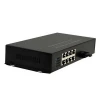 Network HD digital video multiplexer 8 ports single fiber single mode 1 fiber 8 RJ45 port optic media converter
