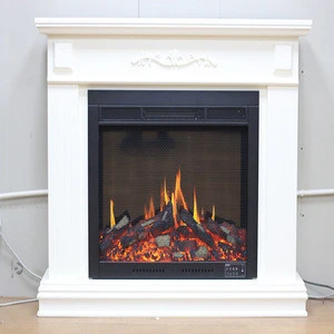 New 30 inch decorative amazing artificial crackling sound wall inserted recessed artificial simulated electric fireplace
