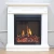 New 30 inch decorative amazing artificial crackling sound wall inserted recessed artificial simulated electric fireplace