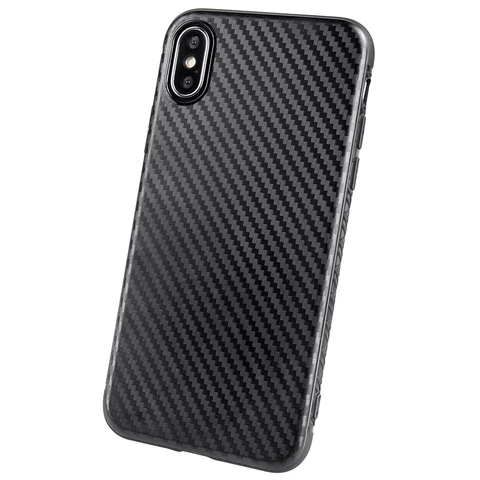 New arrival full protective carbon fiber 360 degree protection cover brushed rugged shockproof for iPhone X case