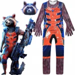 New childrens  Halloween cosplay costume with mask Jumpsuit rompers  one-piece Clothing
