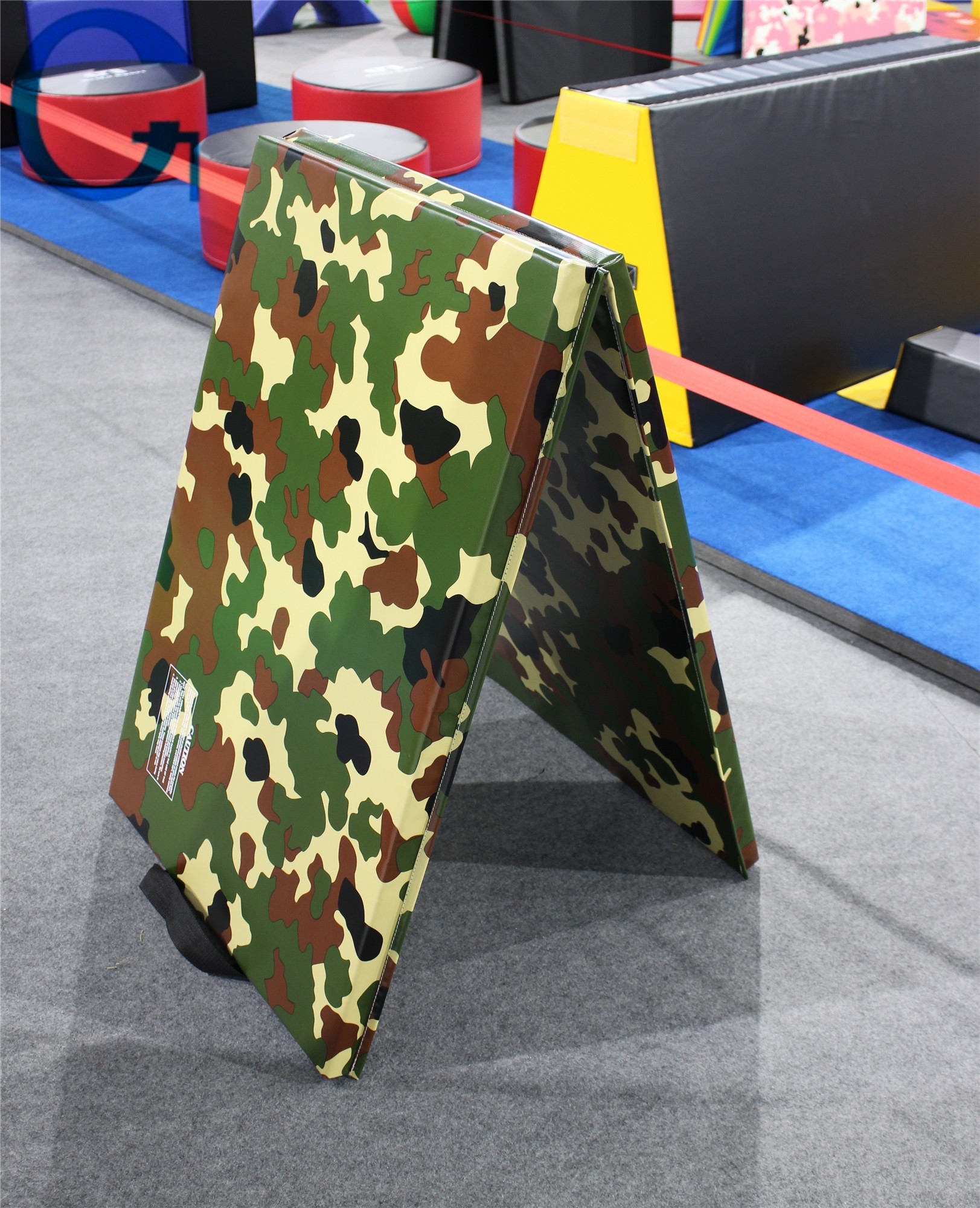 New design 2-fold gymnastics mat multifunction PVC gym mat home gym exercise yoga pilates mat