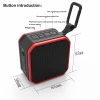New design 2021 Factory Portable Wireless Outdoor Waterproof IPX7 shower speaker with wireless mic