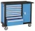 Import new design 8 drawer blue movable tool trolley from China