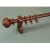 Import New design aluminium  curtain pole accessories with finials from China
