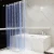 Import New Design bath shower curtain,3d shower curtain from China