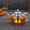 New Design Borosilicate Glass Induction Glass Teapot With Stainless Steel Filter