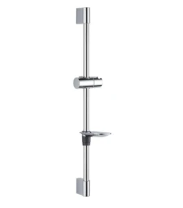 new design chromed bathroom accessories shower rail sliding bar