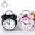 Import New design customized color desktop alarm clock, Two bell metal custom color table alarm clock for kid from China