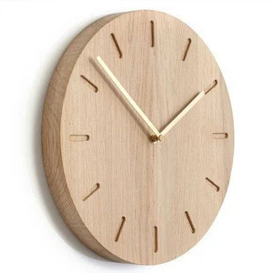 New design Silent Wood Wall Clock for sale