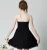 Import New fashion sleeveless beaded back open black women party dress tutu dress from China