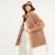 Import New Fashion Winter Single Breasted Sheep Skin Fur Coat Women Faux Fur Coat from China