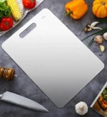 New Food Grade Stainless Steel Cutting Board in Chopping Blocks Knead Dough Board Cutting Fruit Board