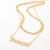 Import New Jewelry Creative Personality Letter Babygirl Doubal Chain Necklace from China