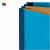 Import New Letter Size Dark Blue Pattern Pressboard Classification Paper File Folders With Fasteners from China