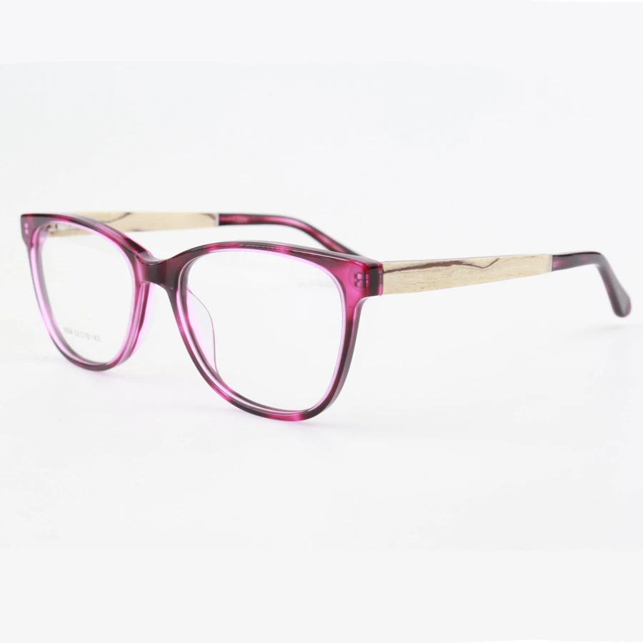 new model wood + acetate frames glasses optical eyewear