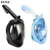 New Premium Diving Mask Panoramic Snorkel Mask, Full Face Snorkel Mask Fog Snorkeling For Gopro Camera On Amazon