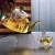 New Product High Quality  borosilicate Transparent turkish glass teapot with infuser  wholesale