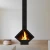 Import New style wood burning stove suspended fireplace&wood burner from China