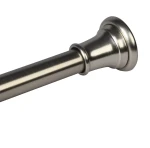 New wall adjustable stainless steel shower curtain rod telescopic install shower curtain rod
