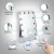 Import Newest Large 12 Big Led Bulbs Hollywood Style Vanity Girl Makeup Mirror with 5x Magnifier and Clock from China