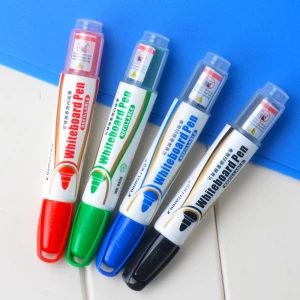 Non-toxic Colorful Eco-Friendly Washable Custom Logo  refillable Whiteboard Marker  Pen   marker for whiteboard