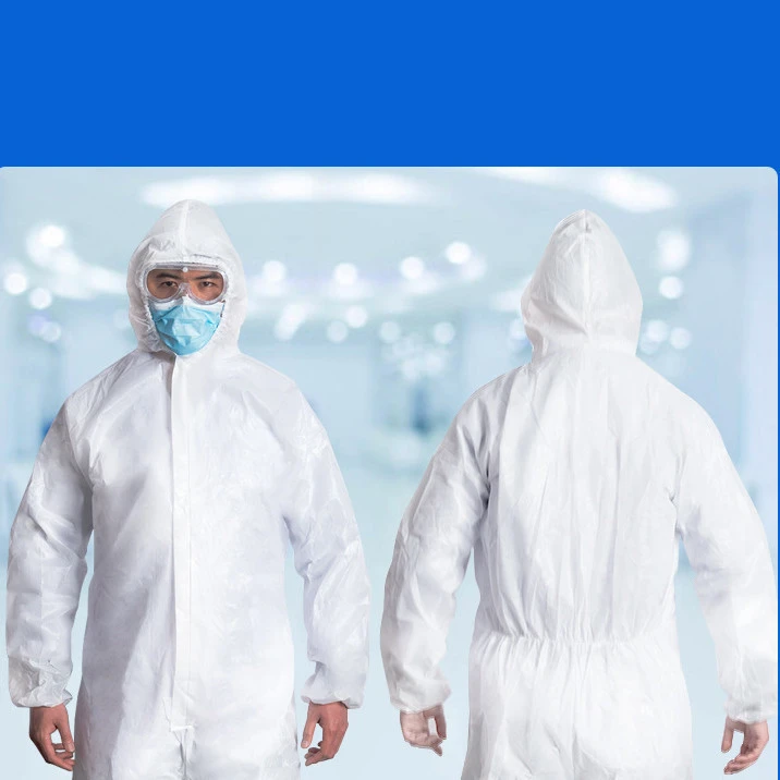 Non-woven Fabric Microporous Disposable Protective Coverall Clothing Isolation Suit Protection Suit