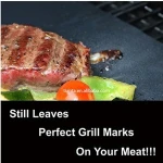 NonStick Toaster Oven Liner Easily Cuts To Fit , Black Color Sheet With Round Corner