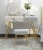 Import Nordic bedroom iron dresser ins hotel dresser small apartment makeup table and chair can be customized from China