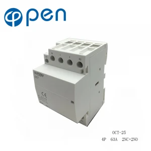 OCT-25 Series AC Household Contactor 4P 63A
