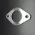 Import OEM Auto Two Bolts Custom Made Stainless Steel PN16 Exhaust Oval exhaust flange from China