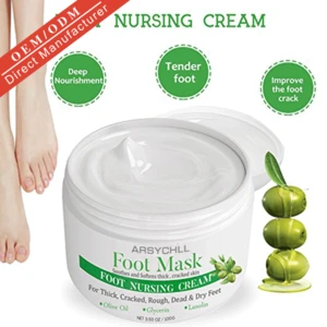OEM korea natural organic olive oil dead skin removal moisturizing peeling foot mask