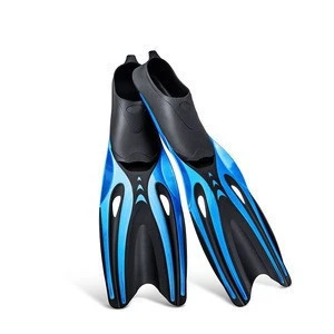 OEM Long Shoes Rubber Swimming Diving Fins Flipper for Adults Snorkel