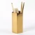 Import OEM support full inspection 551-6 Hexagon Brass Stainless Steel 304 Metal Vase/Pen Holder for Home School Office from China