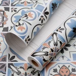 Oil Proof Adhesive Wallpaper Stickers Kitchen Cabinet Pvc Wallpaper
