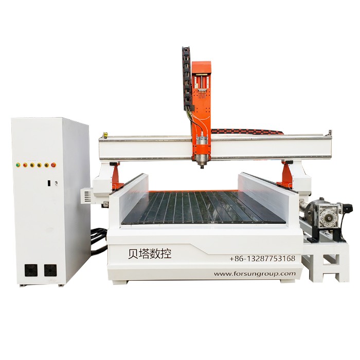 On Promotion  DSP control 4 axis cnc wood  router With rotary used for wood/soft metals/composite materials
