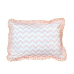 Orange Baby Girl 4 Pieces Baby Crib Sheet Bedding Set