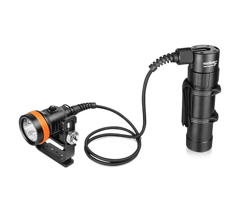 ORCATORCH D620 D630  5Cree  LED 4000 Lumen Primary Canister Dive Light Technical Diving Flashlight for Scuba Diving, Cave Diving