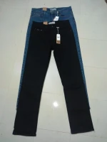 Original Branded Labels Men's Denim Work Jeans Basic Heavy Duty Straight Leg Regular Fit Pants Bangladeshi Stocklot Surplus