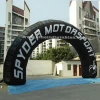 Outdoor custom made black newest advertising inflatable arch for sports events