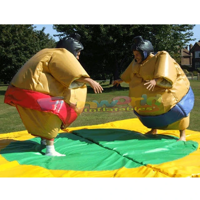 Outdoor interactive foam padded fighting sport games kids and adults inflatable sumo wrestling suits